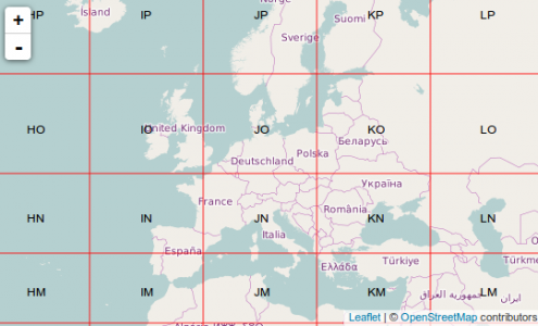 Qth locator карта